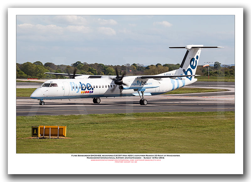 G-ECOT - Flybe Bombardier DHC8-402  (Msn 4251) - 02
