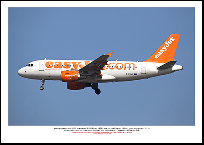 G-EJJB - easyJet Airbus A319-111 (Msn 2380) - 01