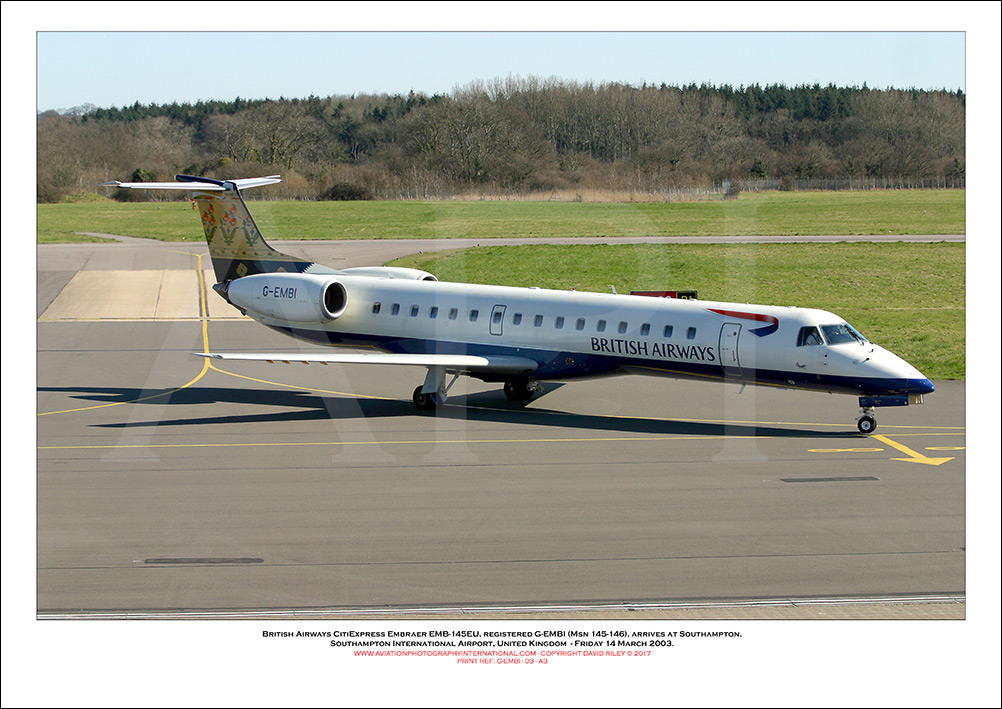 G-EMBI - British Airways CitiExpress Embraer EMB-145EU  (Msn 145-146) - 03