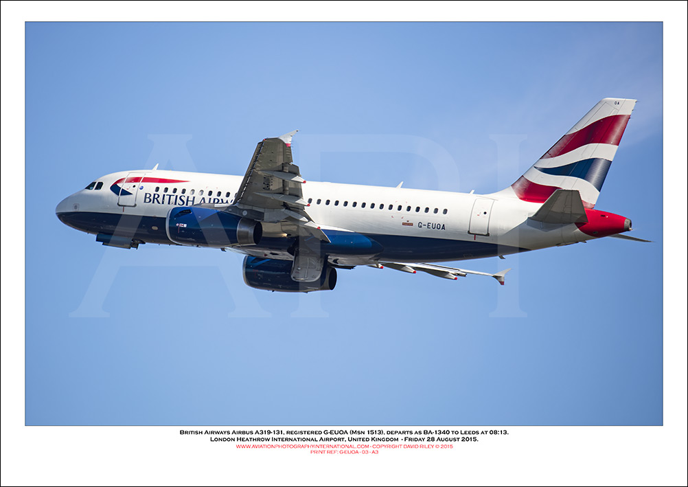  G-EUOA - British Airways Airbus A319-131 (Msn 1513 ) - 03