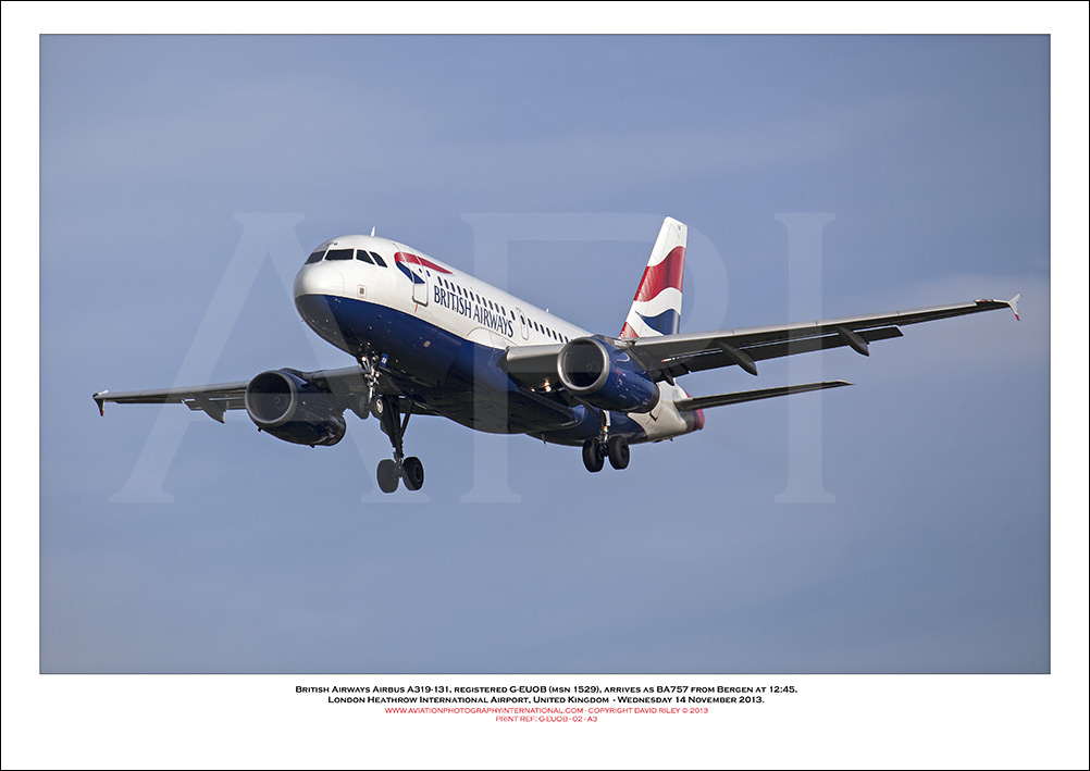  G-EUOB - British Airways Airbus A319-131 (Msn 1529 ) - 02