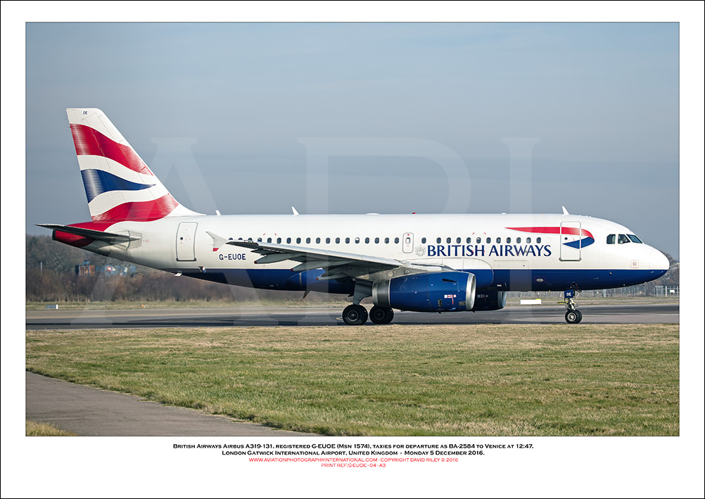  G-EUOE - British Airways Airbus A319-131 (Msn 1574) - 04