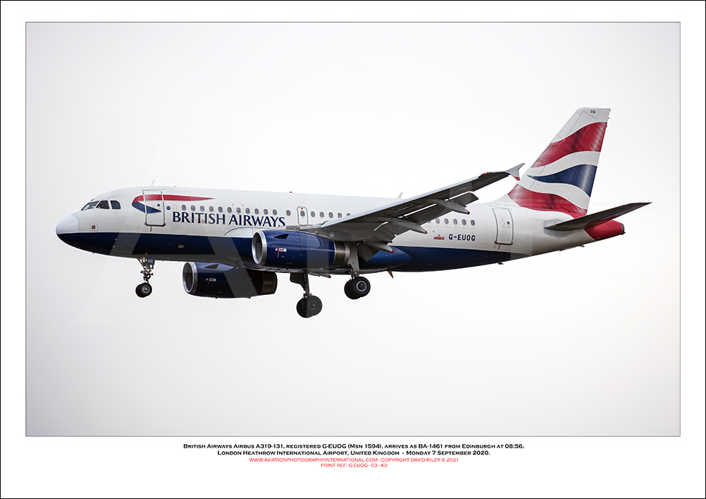  G-EUOG - British Airways Airbus A319-131 (Msn 1594 ) - 03