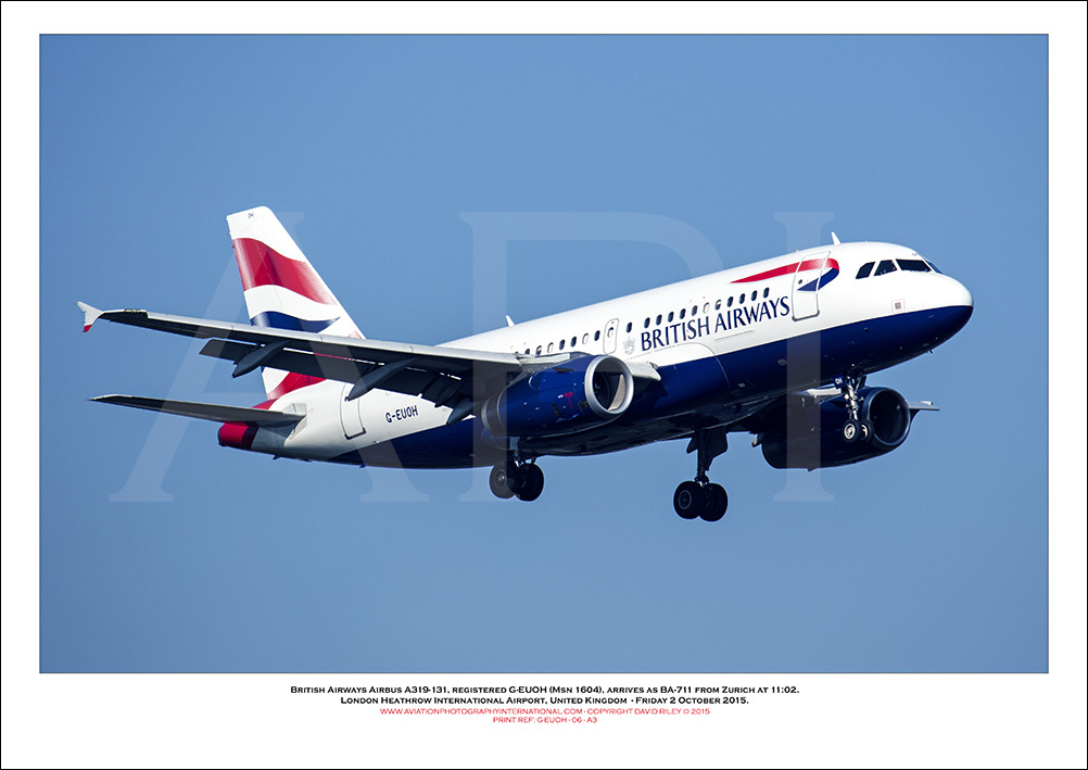  G-EUOH - British Airways Airbus A319-131 (Msn 1604 ) - 06