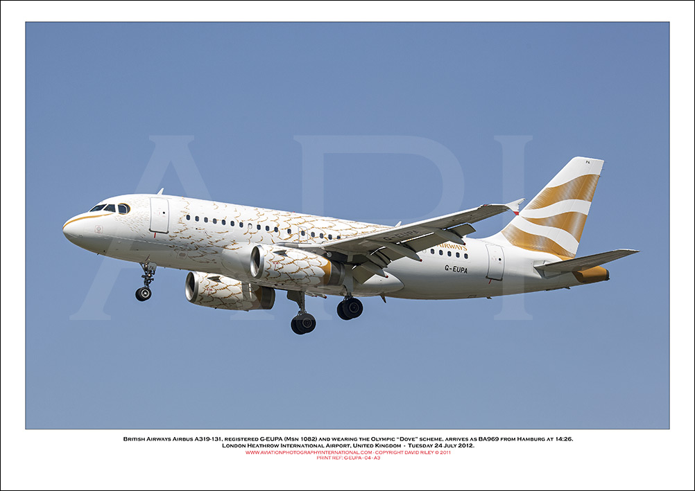  G-EUPA - British Airways Airbus A319-131 (Msn 1082 ) - 04