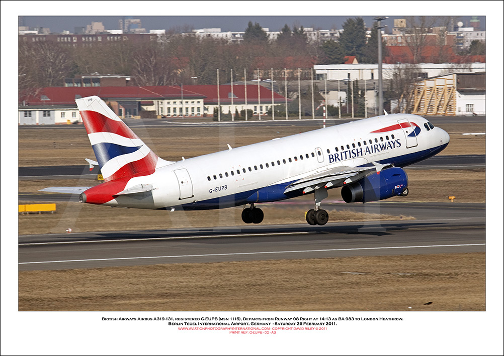  G-EUPB - British Airways Airbus A319-131 (Msn 1115 ) - 02