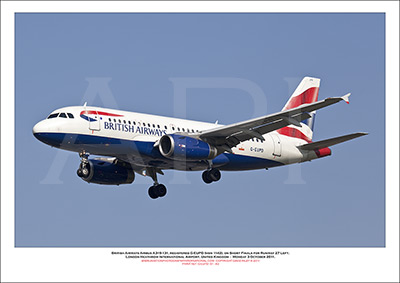  G-EUPD - British Airways Airbus A319-131 (Msn 1142 ) - 01