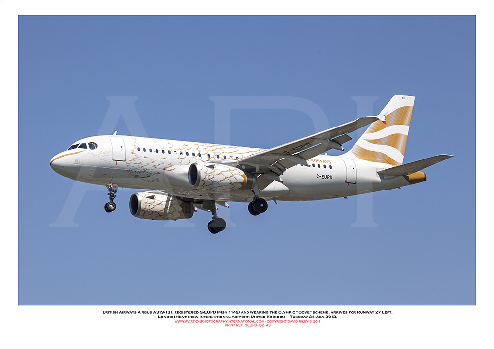  G-EUPD - British Airways Airbus A319-131 (Msn 1142 ) - 02