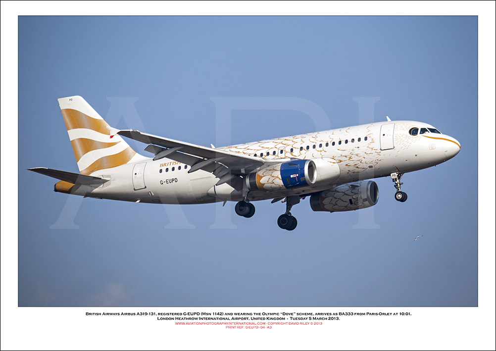  G-EUPD - British Airways Airbus A319-131 (Msn 1142 ) - 04