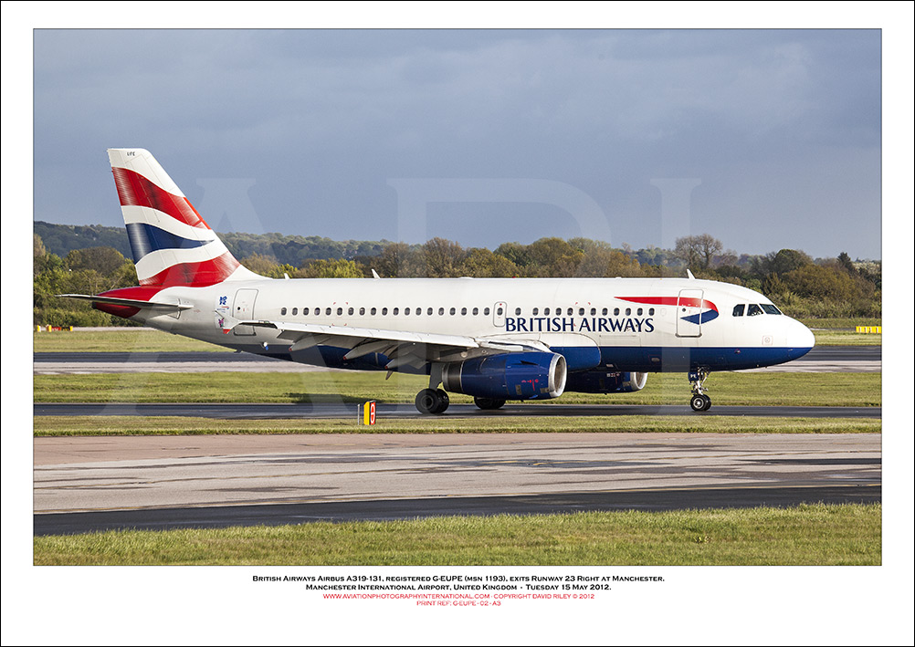  G-EUPE - British Airways Airbus A319-131 (Msn 1193 ) - 02