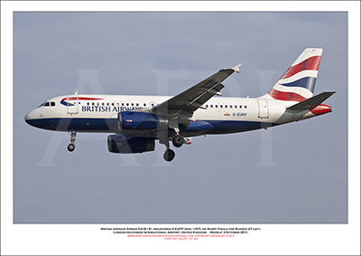  G-EUPF - British Airways Airbus A319-131 (Msn 1197 ) - 01