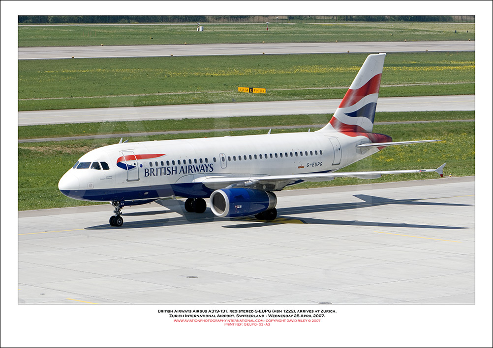  G-EUPG - British Airways Airbus A319-131 (Msn 1222 ) - 03