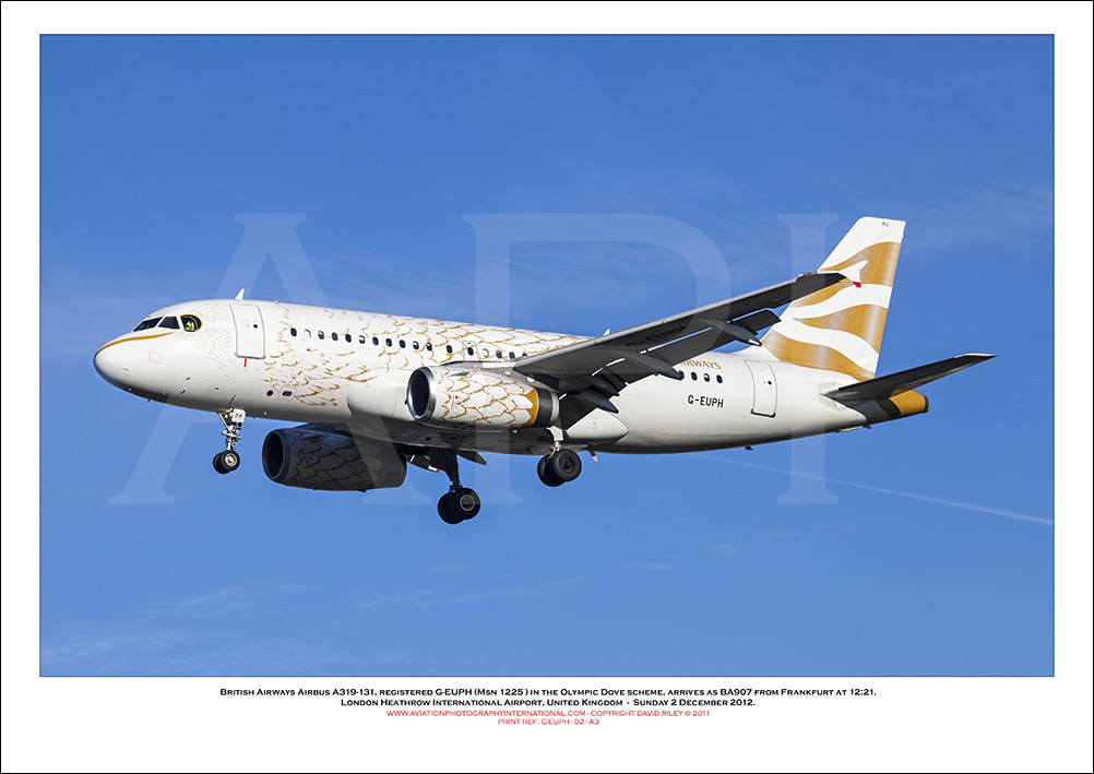  G-EUPH - British Airways Airbus A319-131 (Msn 1225 ) - 02
