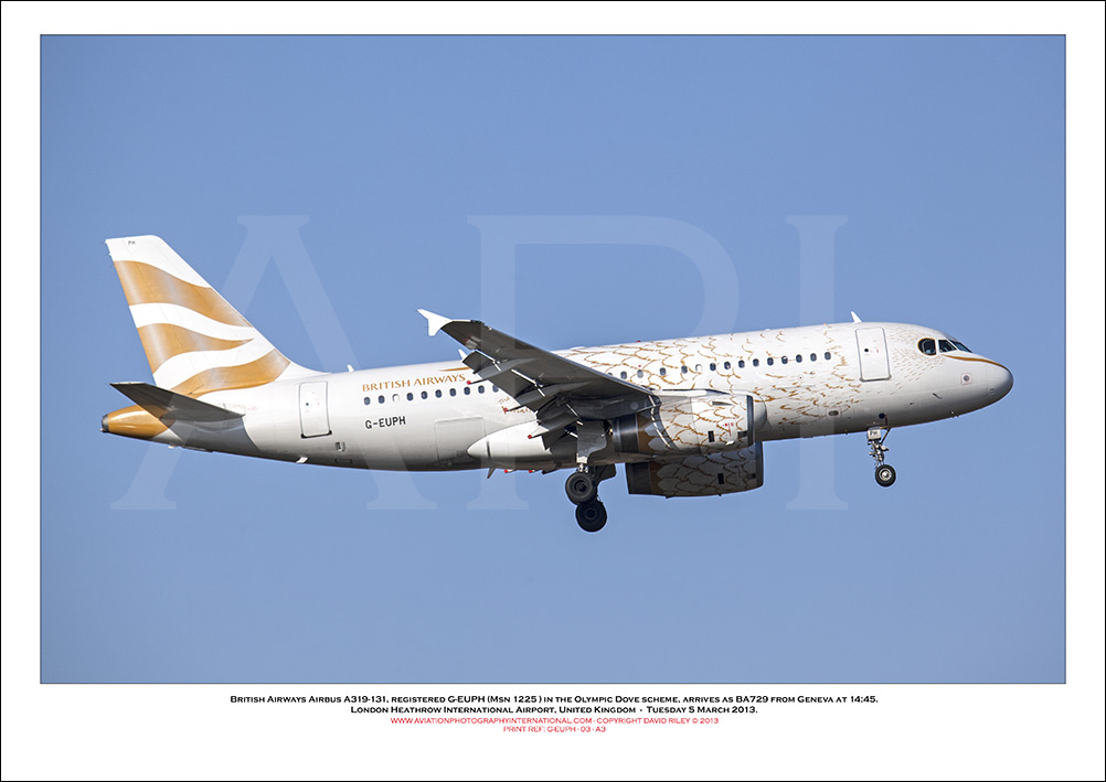  G-EUPH - British Airways Airbus A319-131 (Msn 1225 ) - 03