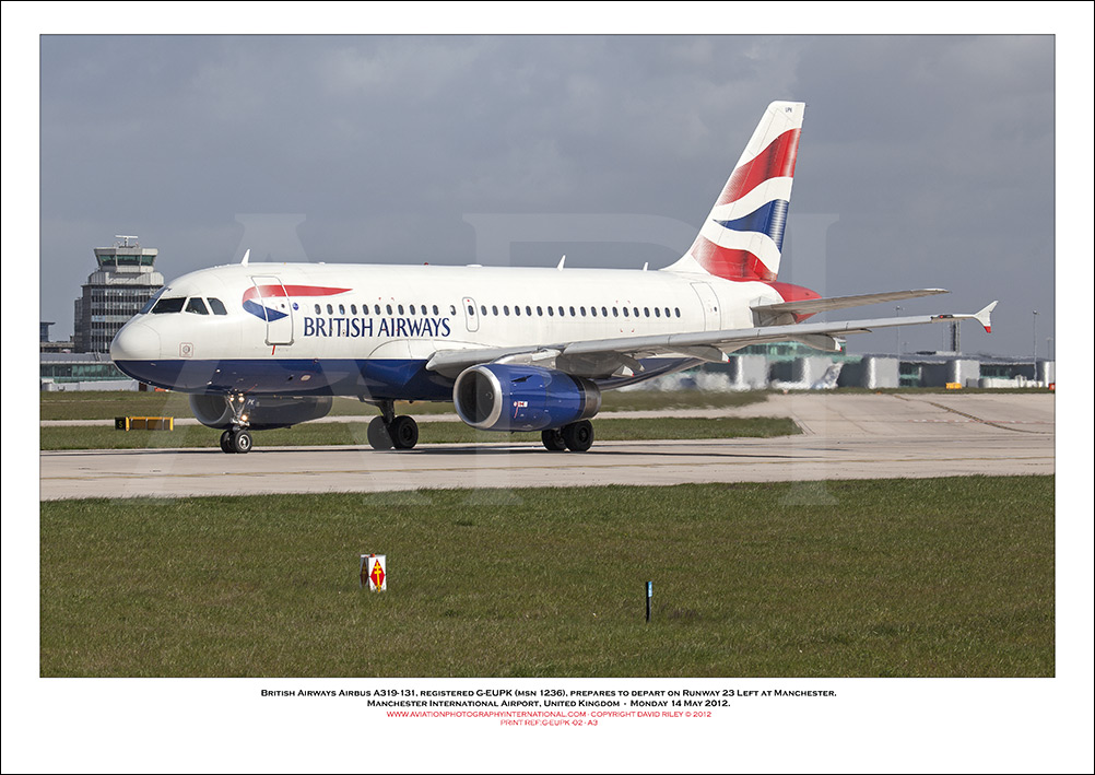  G-EUPK - British Airways Airbus A319-131 (Msn 1236 ) - 02