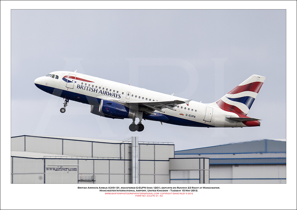  G-EUPN - British Airways Airbus A319-131 (Msn 1261 ) - 02