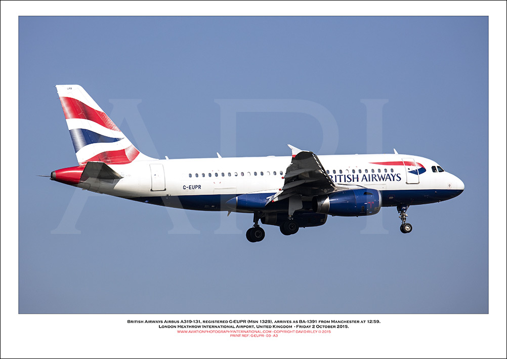  G-EUPR - British Airways Airbus A319-131 (Msn 1329 ) - 03