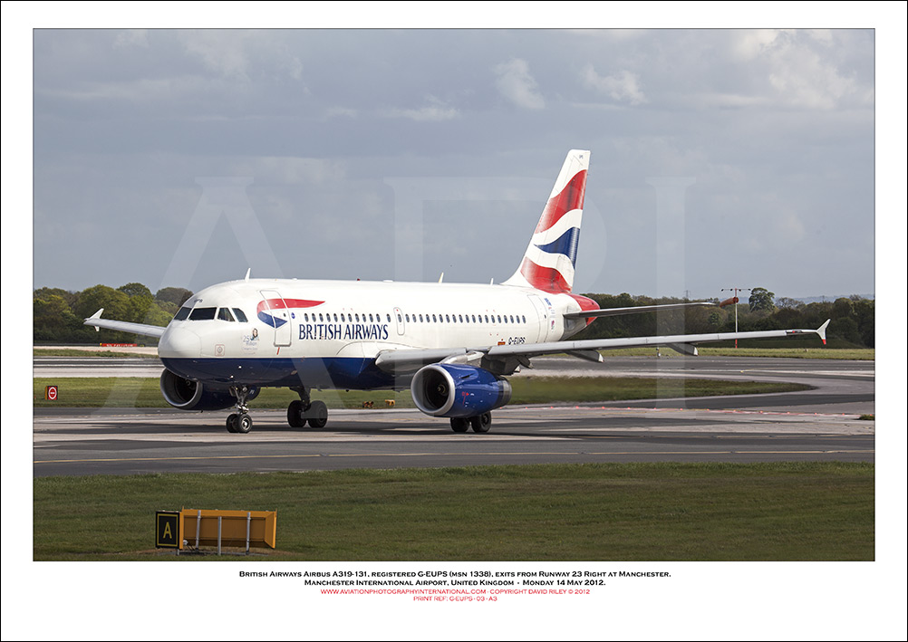  G-EUPS - British Airways Airbus A319-131 (Msn 1338 ) - 03