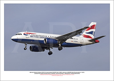  G-EUPW - British Airways Airbus A319-131 (Msn 1440) - 02