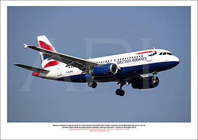  G-EUPW - British Airways Airbus A319-131 (Msn 1440) - 04