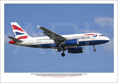  G-EUPZ - British Airways Airbus A319-131 (Msn 1510) - 03