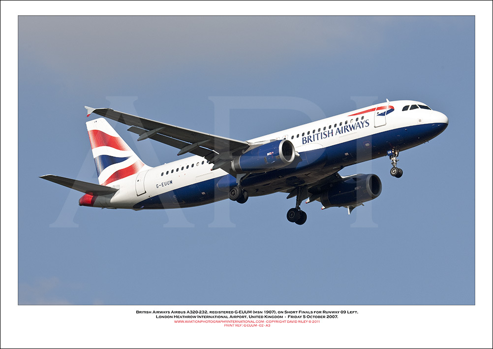G-EUUM - British Airways Airbus A320-232 (Msn 1907) - 02