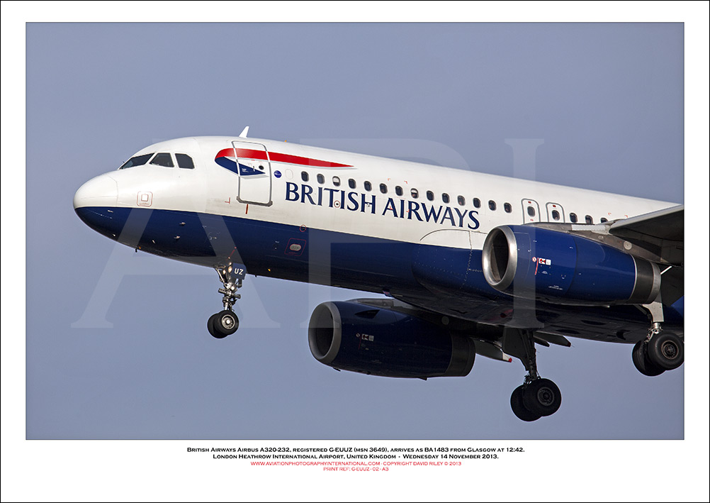 G-EUUZ - British Airways Airbus A320-232 (Msn 3649) - 02