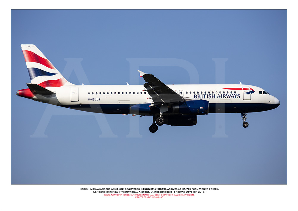 G-EUUZ - British Airways Airbus A320-232 (Msn 3649) - 04
