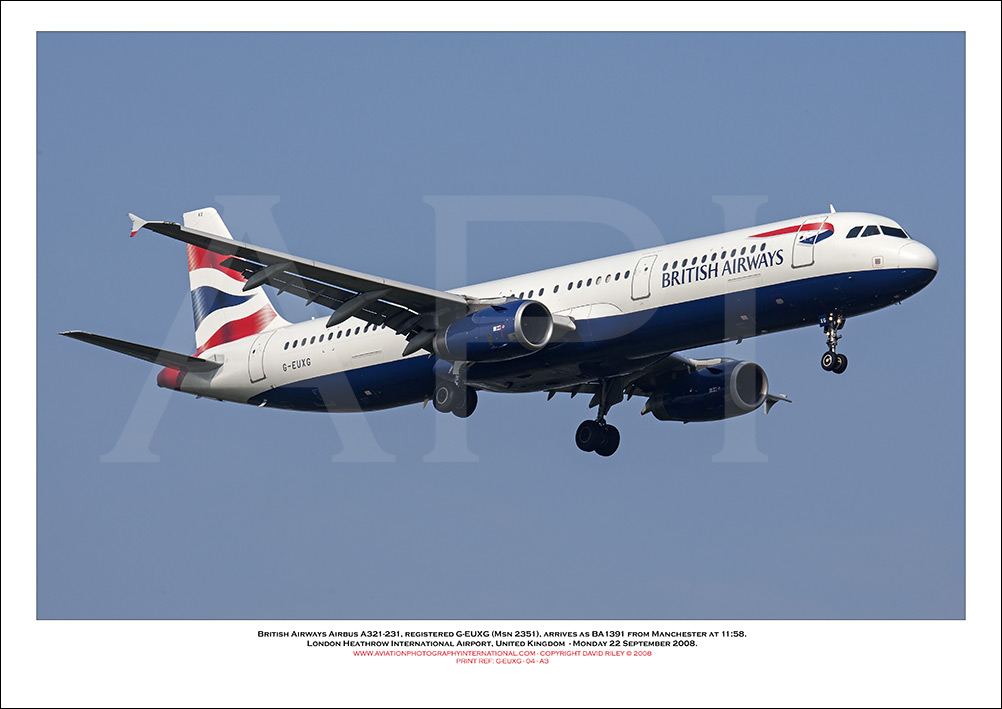 G-EUXG - British Airways Airbus A321-231 (Msn 2351 ) - 04