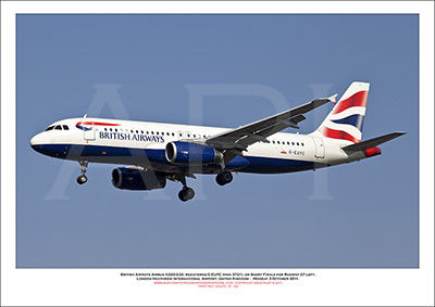 G-EUYC - British Airways Airbus A320-232 (Msn 3721) - 01