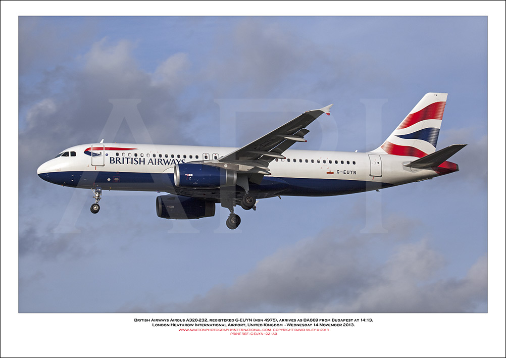 G-EUYN - British Airways Airbus A320-232 (Msn 4975) - 02
