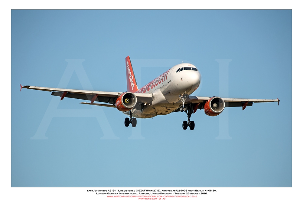 G-EZAF - easyJet Airbus A319-111 (Msn 2715) - 01
