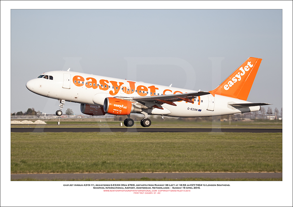 G-EZAN - easyJet Airbus A319-111 (Msn 2765) - 01