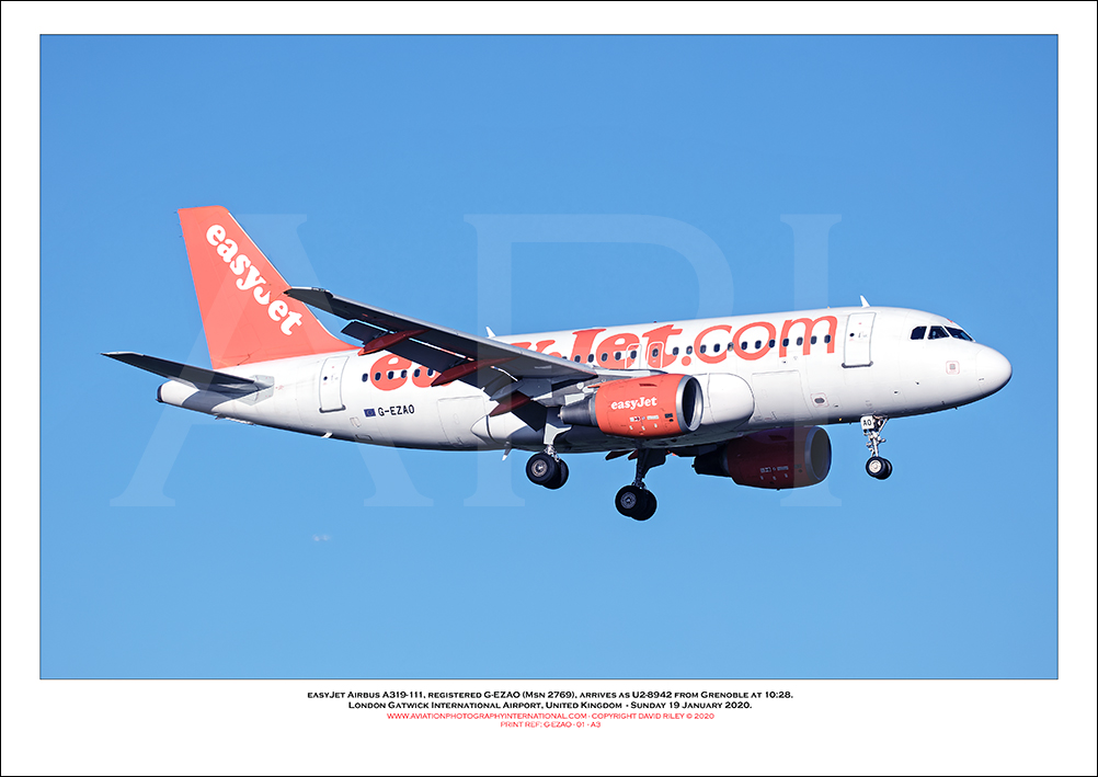 G-EZAO - easyJet Airbus A319-111 (Msn 2769) - 02