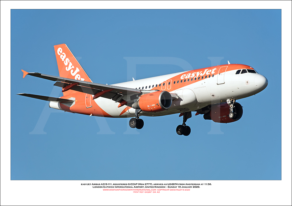 G-EZAP - easyJet Airbus A319-111 (Msn 2777) - 04