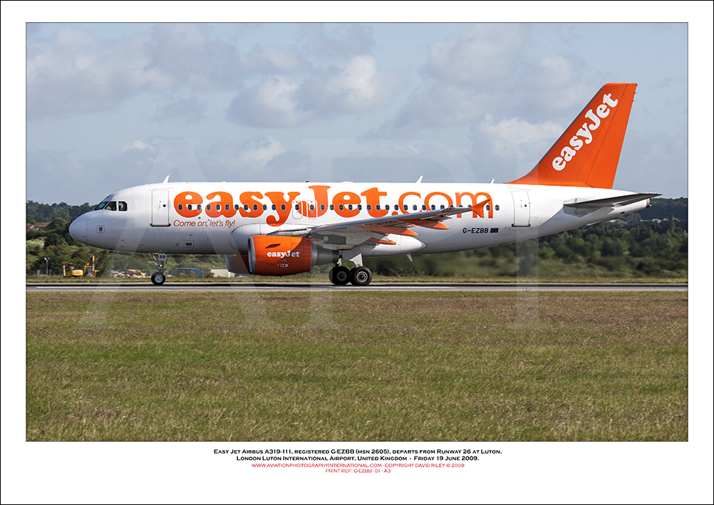 G-EZBB - easyJet Airbus A319-111 (Msn 2854) - 01