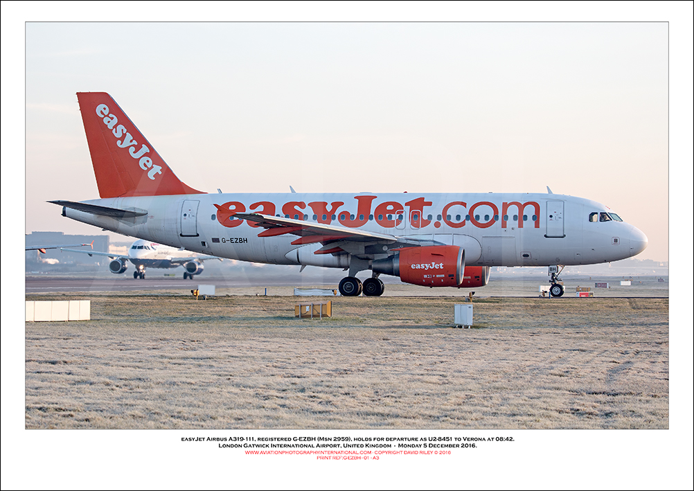 G-EZBH - easyJet Airbus A319-111 (Msn 2959) - 01