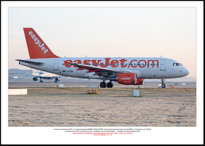 G-EZBH - easyJet Airbus A319-111 (Msn 2959) - 01