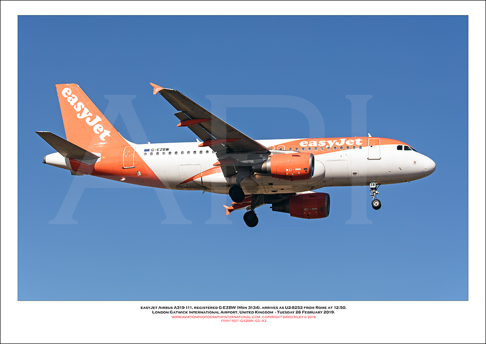 G-EZBW - easyJet Airbus A319-111 (Msn 3134) - 02