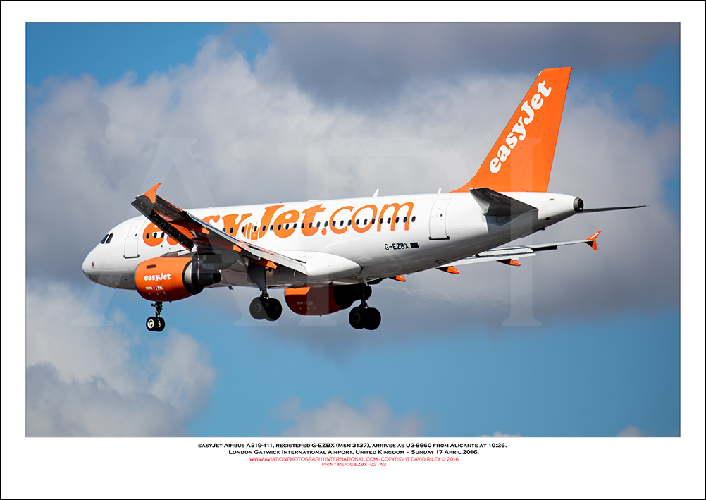 G-EZBX - easyJet Airbus A319-111 (Msn 3137) - 02