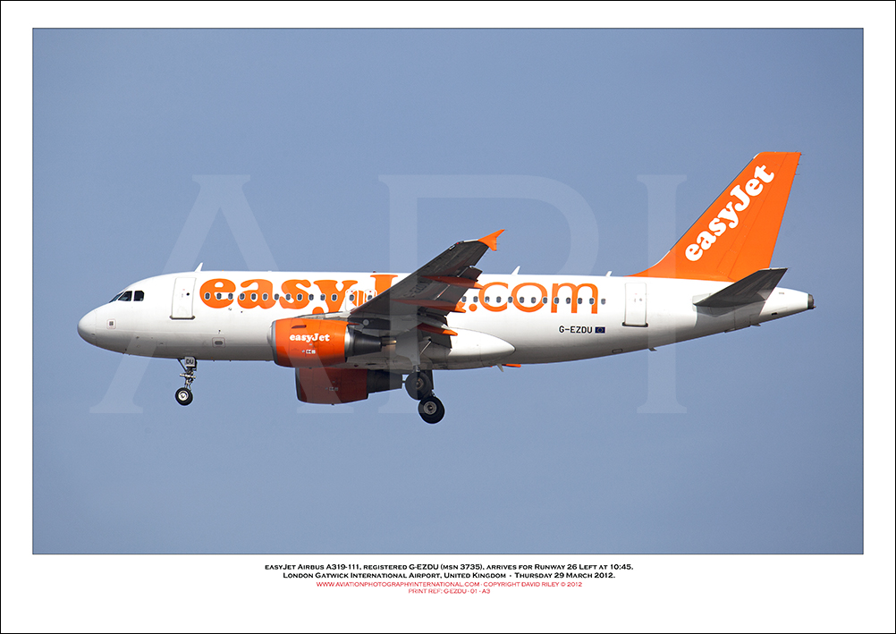 G-EZDU - easyJet Airbus A319-111 (Msn 3735) - 01