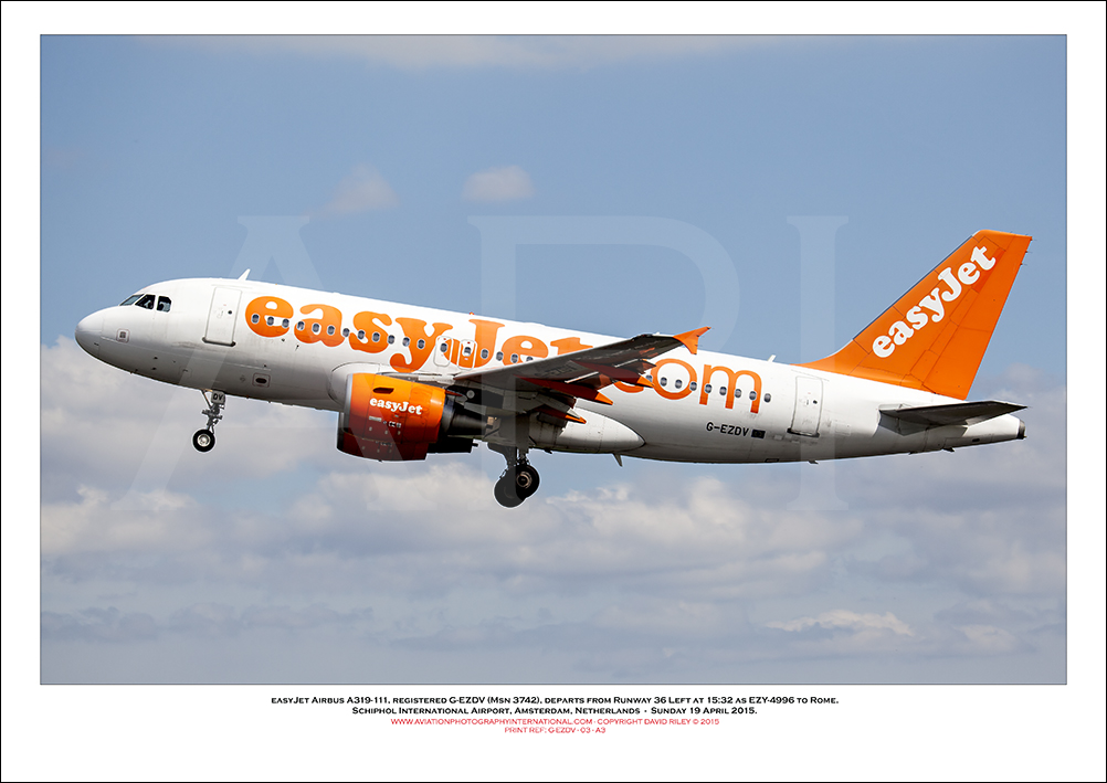 G-EZDV - easyJet Airbus A319-111 (Msn 3742) - 03