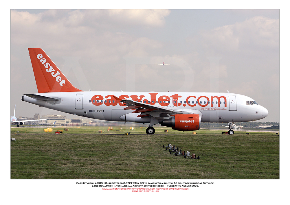G-EZET - easyJet Airbus A319-111 (Msn 2271) - 01