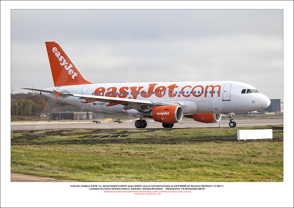 G-EZFC - easyJet Airbus A319-111 (Msn 4327) - 01