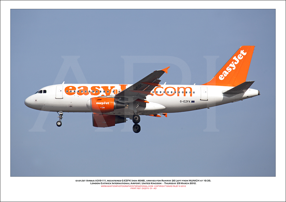 G-EZFK - easyJet Airbus A319-111 (Msn 4048) - 01