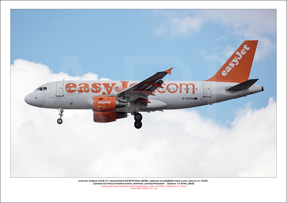 G-EZFN - easyJet Airbus A319-111 (Msn 4076) - 01