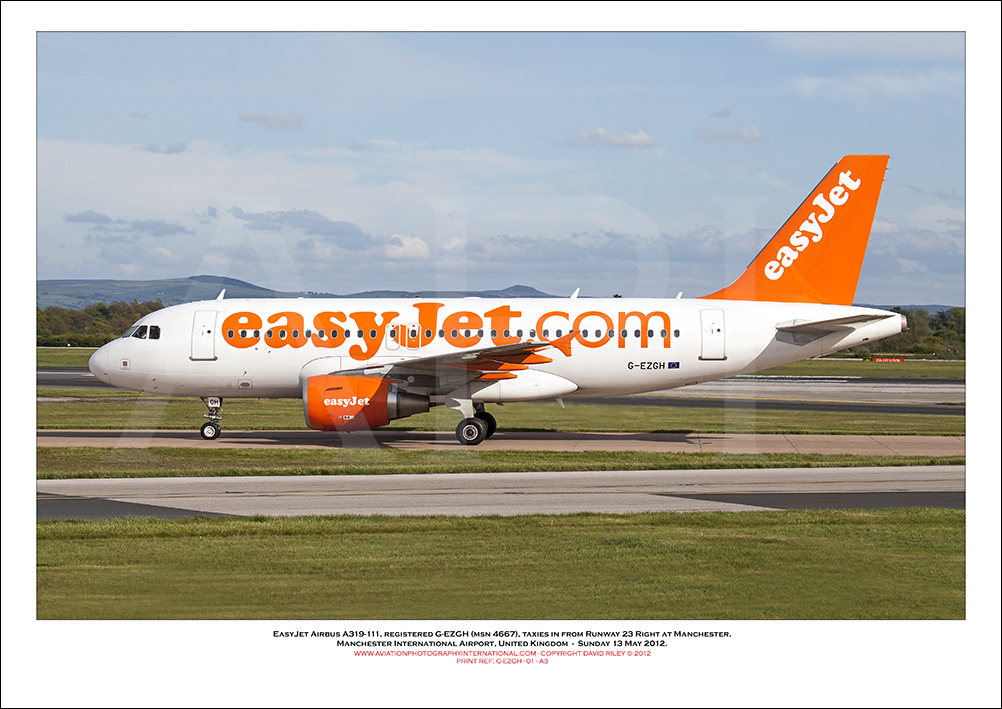 G-EZGH - easyJet Airbus A319-111 (Msn 4667) - 01