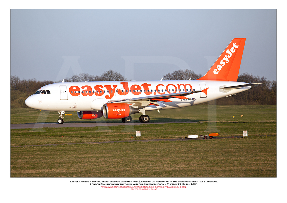 G-EZGN - easyJet Airbus A319-111 (Msn 4080) - 01
