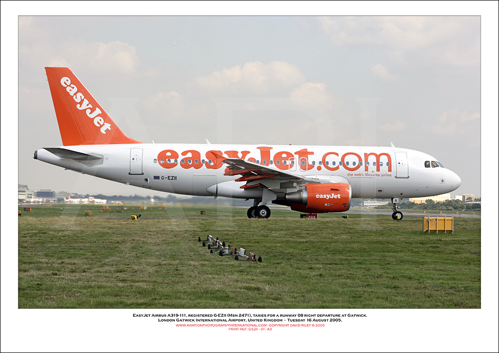 G-EZII - easyJet Airbus A319-111 (Msn 2471) - 01