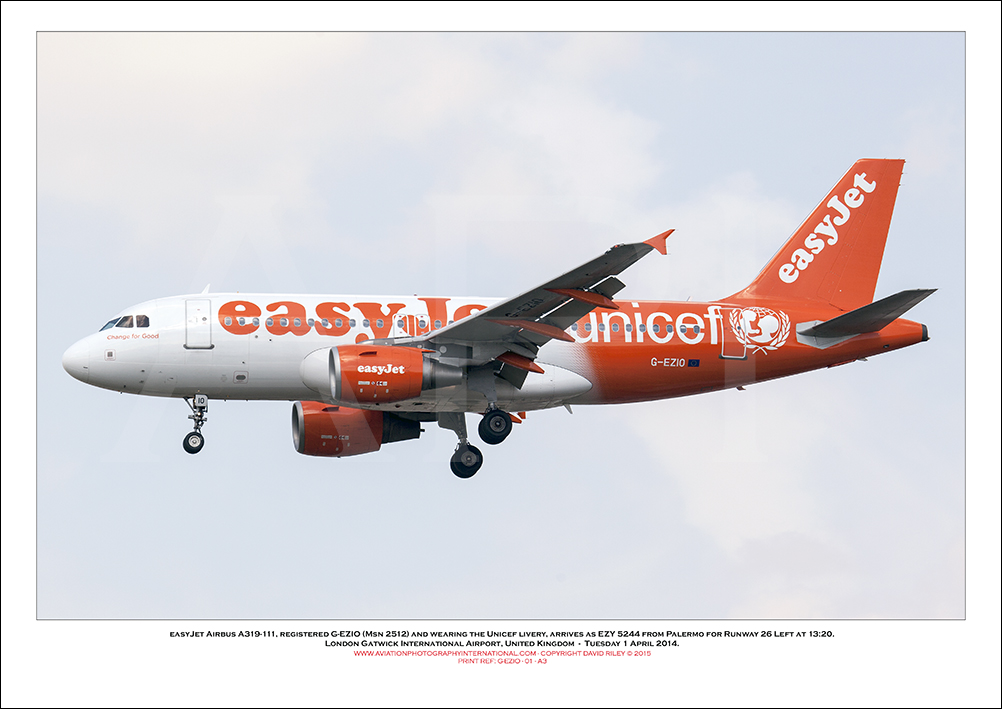 G-EZIO - easyJet Airbus A319-111 (Msn 2512) - 01